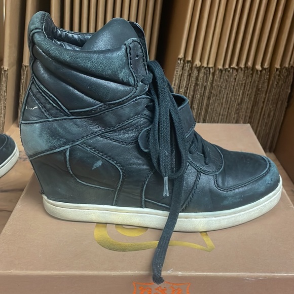Ash As-cool Ter wedge sneaker black size 40 - Picture 12 of 17